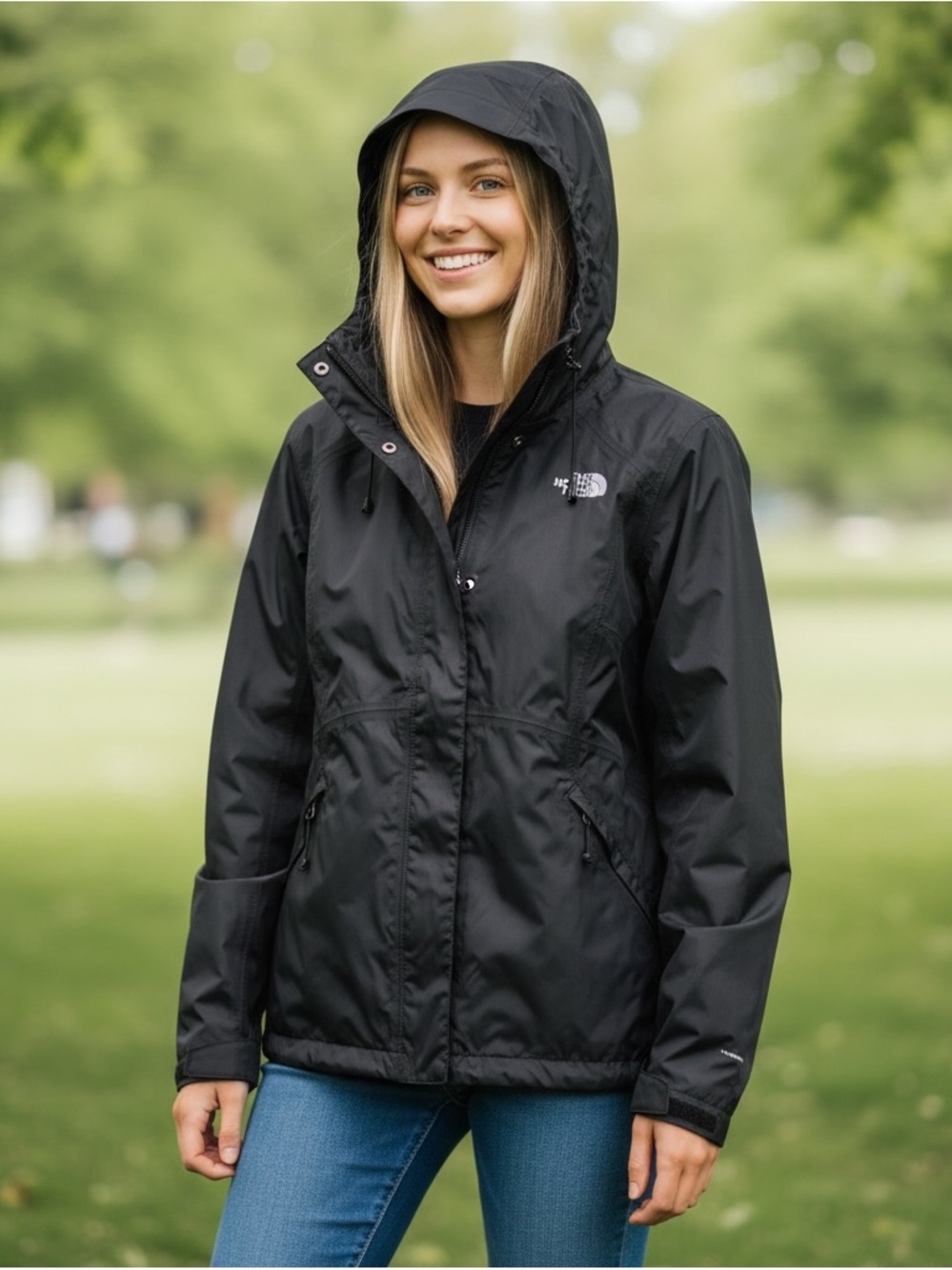 THE NORTH FACE Women’s Large Black Rain Jacket